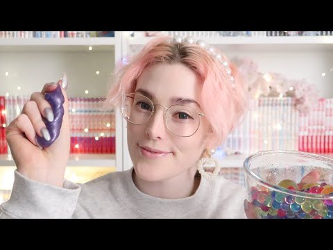 [ASMR] Cozy Whispering In Japanese and English With Slime & Orbeez Mixed Triggers For Relaxation