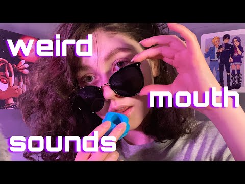 ASMR | MOUTH SOUNDS with a jaw exerciser! and mixing the “paint (saliva)” (spit sounds, WET)