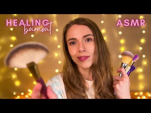 ASMR | Healing Your Exhaustion and Burnout | Personal Attention, Face Touching, Brushing
