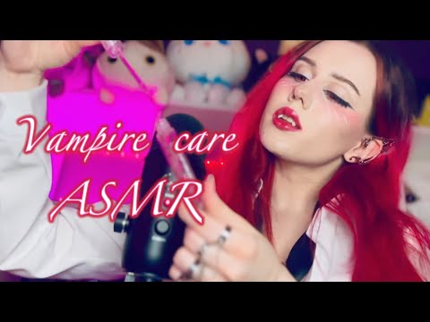 ASMR 🩸Vampire Kidnapped You and Gives You Personal Care 🩸 RP Whisper Echo Triggers for sleep 💤