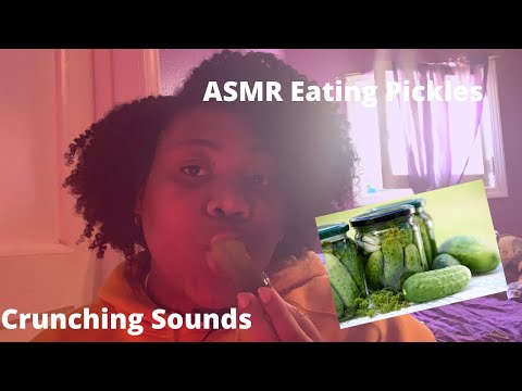 ASMR | Eating Pickles (Crunching sounds)