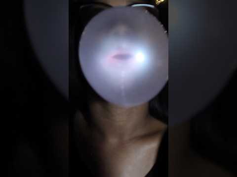 Have You Seen Spit in a Bubble?!New Video Today 4:00pm(CST)*ASMR Blowing Spit In Bubbles* #bubblegum