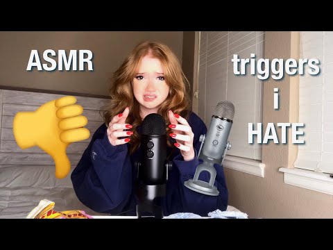 asmr - doing triggers i HATE