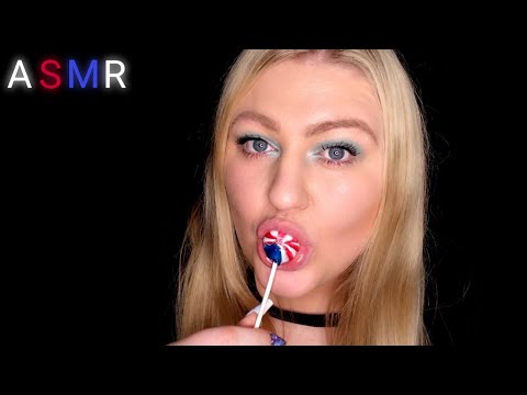 ASMR🍭 LOLLIPOP  MOUTH SOUNDS  (WHISPERING)