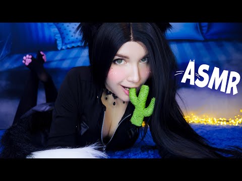 АСМР 🐾 Неко-тян помурлычет, Мяу, Ня 🐈 ASMR Neko [ Nya, Mrr, Purring, Meow ]