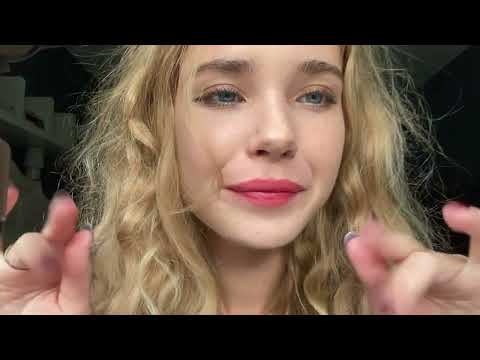 ASMR|| repeating my patreon info|| hand movements+ close up whispers