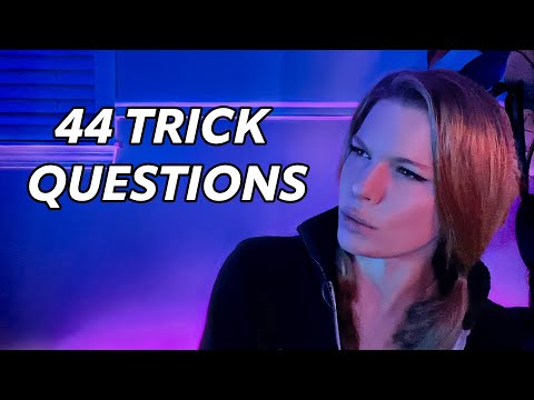 ASMR Riddles with Answers (44 Trick Questions)