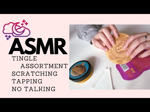 ASMR | Tingle Assortment 3 (Tapping on Wood & Plastic, Scratching, No Talking)