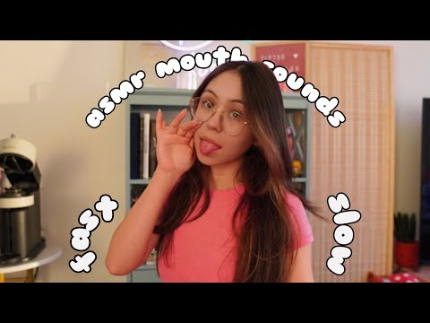 ASMR Fast and Slow Mouth Sounds, Tongue Clicking, and Hand Sounds (Rambles)