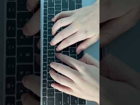 15 second MacBook keyboard typing ASMR | Briani ASMR #asmr #shorts #keyboardasmr