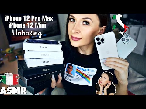 🇮🇹 iPhone 12 Pro Max & iPhone 12 Mini Unboxing *ASMR (in Italiano)