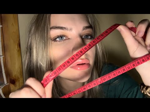 Up-Close Personal Attention, measuring your face, face touching, invisible triggers, brushing | ASMR