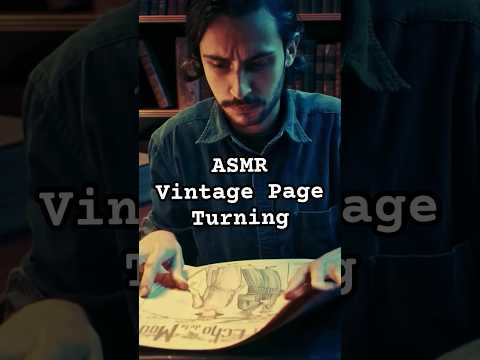 #ASMR Vintage Page Turning
