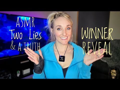ASMR | Revealing the Answers and Winner to Last Week's Two Lies & a Truth | Bonus Video