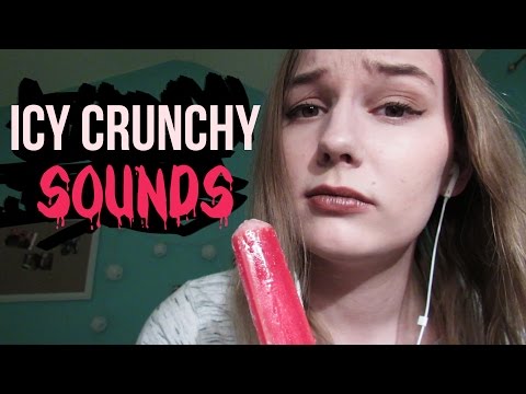 ASMR Icy Crunchy Eating Sounds (Popsicle, Ice)