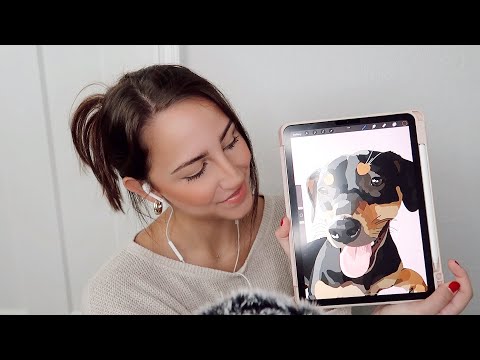 ASMR measuring and drawing you on my ipad (personal attention roleplay)