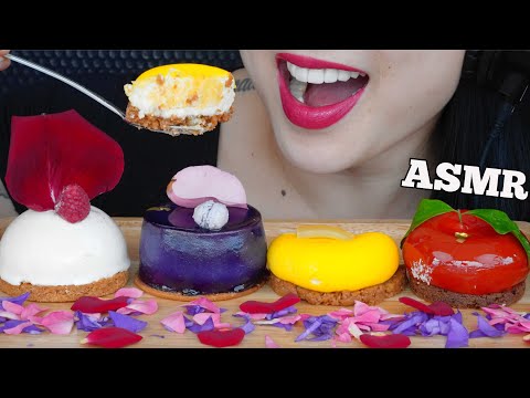 ASMR MOUSSE CAKE (SOFT RELAXING EATING SOUNDS) NO TALKING | SAS-ASMR