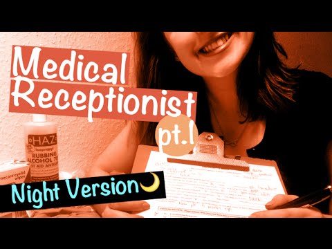 [Night Version🌙] Doctor Receptionist Roleplay 📋  Typing, writing