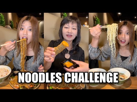 EATING ONLY NOODLES CHALLENGE!