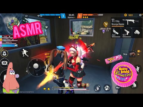ASMR INAUDIBLE CON CHICLE 🫧 ASMR FREE FIRE (MOUTH SOUNDS) Vane ASMR