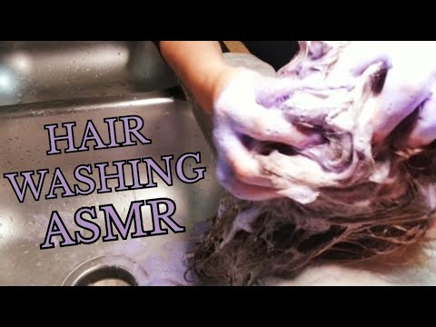 ASMR | SALON ROLEPLAY | Hair Washing Sink, Scalp Massage,  Shampoo, Conditioner, Combing, NO TALKING