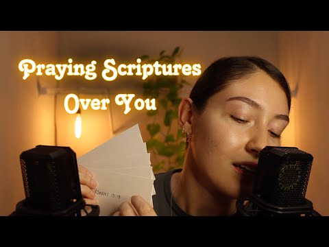 Christian ASMR  ✝️ Praying Scripture Over You  🙏