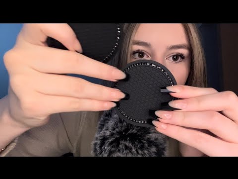Asmr TAPPING & SCRATCHING plus opening my package:) (tingly slow/fast taps) little rambling