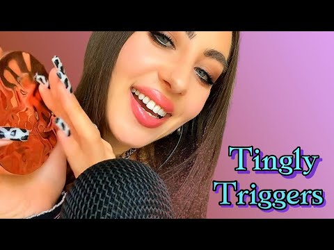 ASMR Tingly Random Triggers | Tapping Scratching Gripping | Mouth Sounds | Fast&Aggressive | Kisses