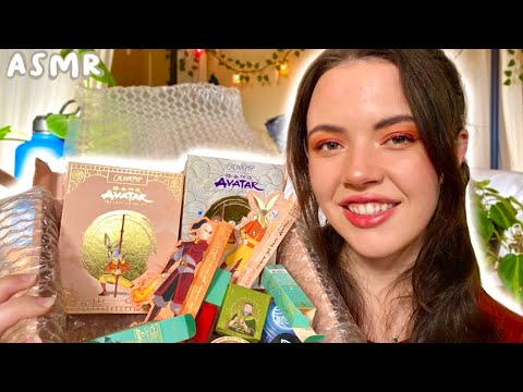 ASMR Makeup Application and Haul | FULL Avatar The Last Airbender X ColourPop Collection