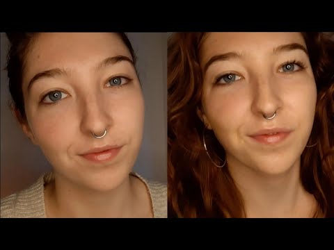 ASMR GRWM | natural make-up look | soft spoken, lid sounds, tapping & scratching with natural nails