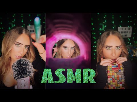 ASMR ✨ LIVE compilation with lots of triggers(listed in description) & mouth sounds for 100% TINGLES