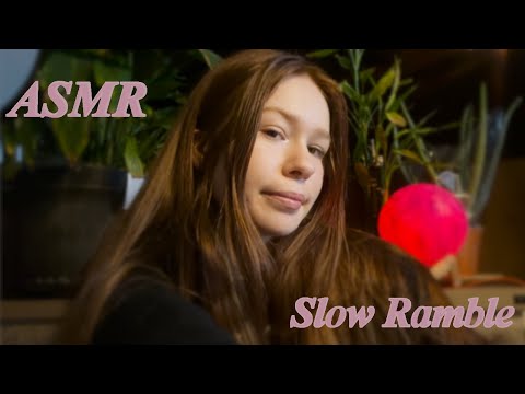 ASMR | Slow Ramble ( Soft Spoken, Rain and Bird Noises)