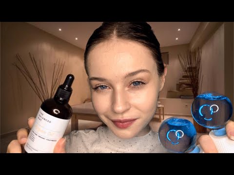 ASMR Spa Facial Roleplay With Music🧖‍♀️ | Scalp & Shoulder Massage, Close-up Whispers, Hair Brushing