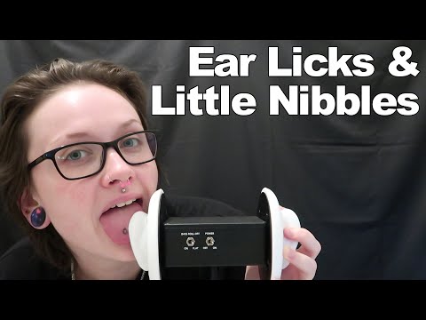 ASMR Ear Licks & Little Nibbles [Binaural Mouth Sounds]