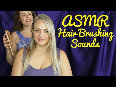 Hair Brushing, Scalp and Hair Sounds ASMR w/ Corrina & Livia