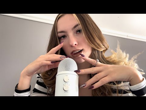 ASMR | only up-close different mouth sounds👀 (inaudible whispering, tongue..) german/deutsch