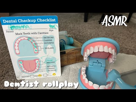 ASMR/ Melissa and Doug ⭐️ fixing your cavities 🦷