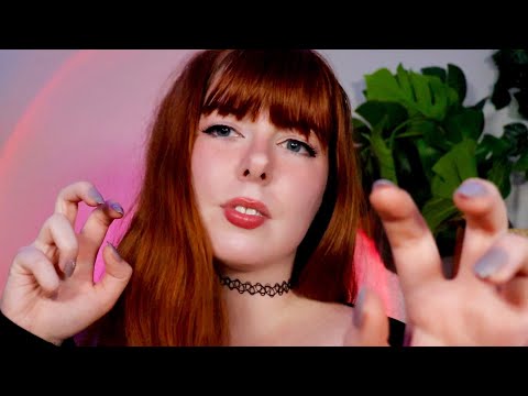 ASMR | Semi-Mean Girl Is OBSESSED With Your Face! (face touching & scratching with long nails)