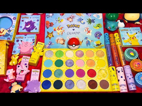 ASMR Pokémon Makeup Haul ⚡️ Colourpop Pokémon Collection