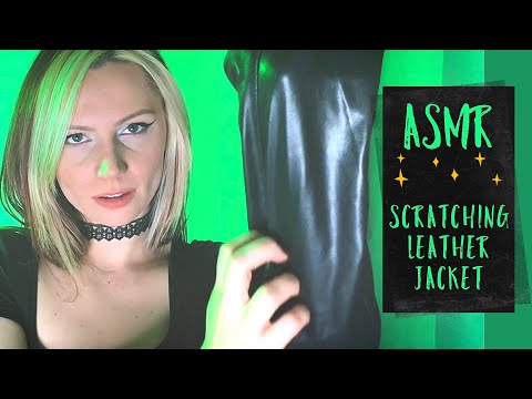 ASMR- Scratching Leather Jacket