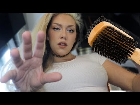 ASMR Girl Brushes Your Hair Till You Fall Asleep -Gradually Turns To Black Screen [One Hour]