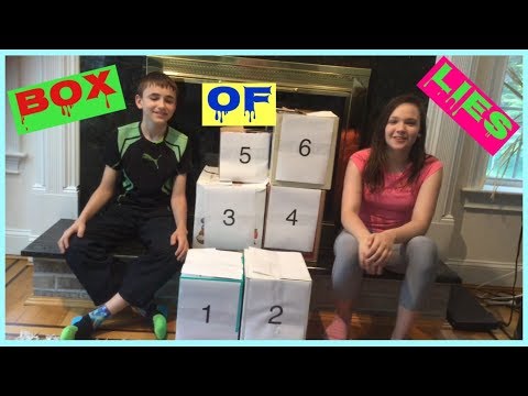 HE ATE A RAW EGG!! | Box of Lies Challenge ft. My brother