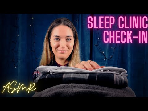 ASMR ROLEPLAY | Welcome to our sleep clinic | I check you in (personal attention | whispering)