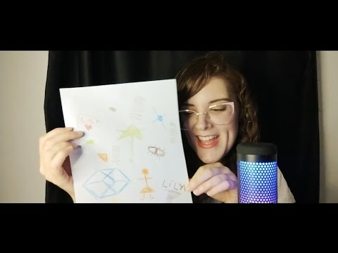 Drawing - ASMR 🎧 (drawing sounds, whispers, paper sounds)