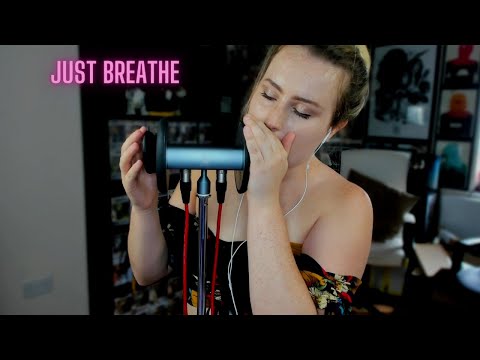 SENSUAL & SOFT ASMR BREATHING IN YOUR EARS - WITH EAR TAPPING AND STRONG ECHO