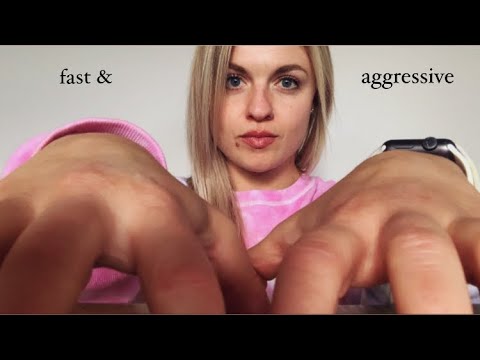 fast & aggressive asmr table tapping around the camera, hand sounds, affirmations: Claudia’s custom✨