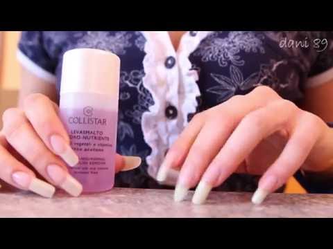 🎤 Removing nail polish on my natural Nails 💅 ASMR version with my Soft Italian WHISPERING! 🎧