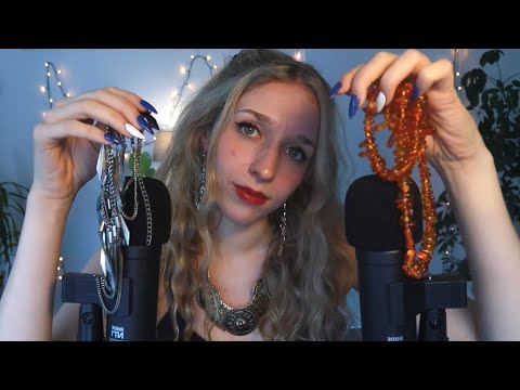 Necklace Tingles 💎 ASMR 💎 Tapping, Scatching, Clicking