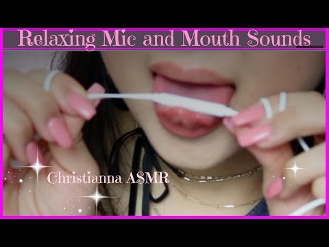 ASMR ♡ Mic Licking & Nibbling 👄 for Relaxation and Stress Relief
