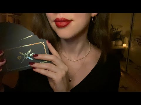 ASMR Tarot Reading for Release (Pick a Pile) 🌹